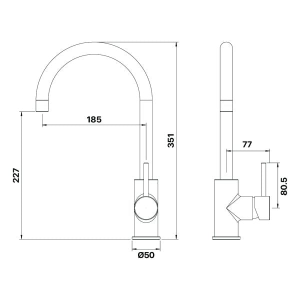 Anise Eco Sink Mixer Lead Free