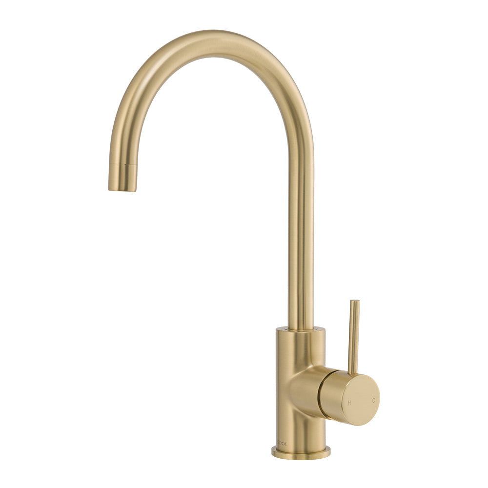 Anise Round Gooseneck Sink Mixer Lead Free