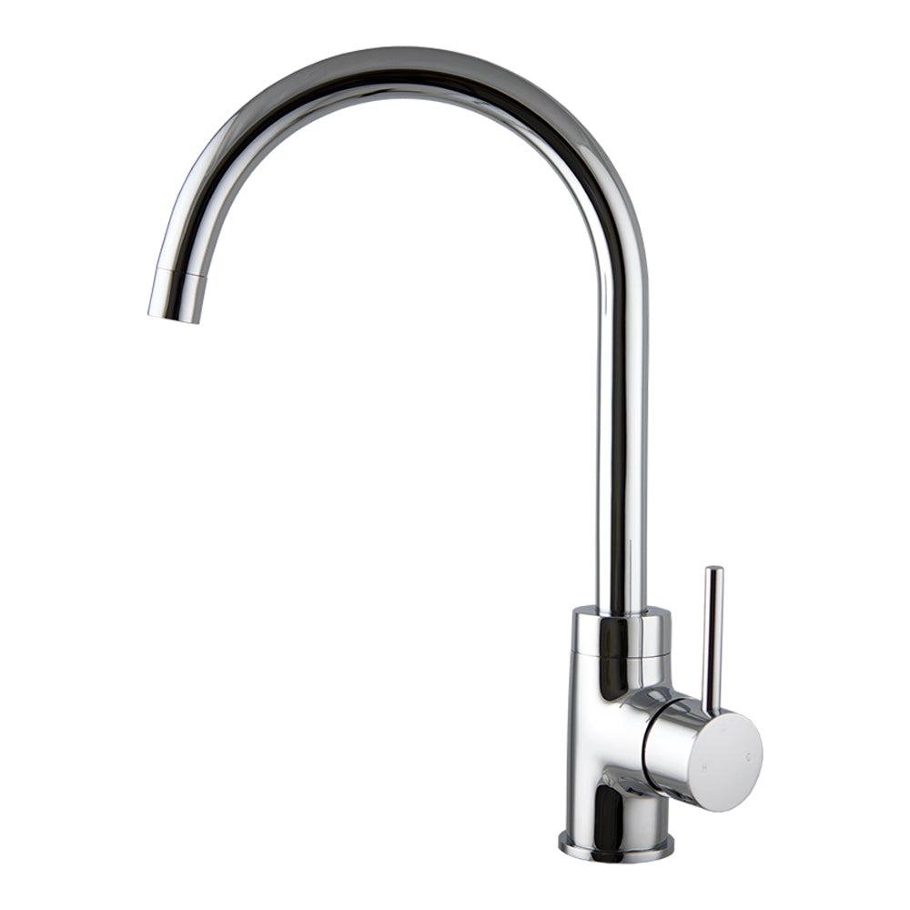 Anise Round Gooseneck Sink Mixer Lead Free