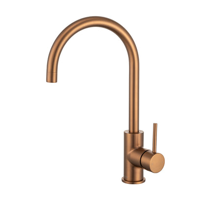 Anise Round Gooseneck Sink Mixer Lead Free