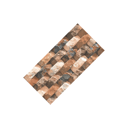 Rustik Stone Brick Bond Elevation Tile (1625) 3D Matt