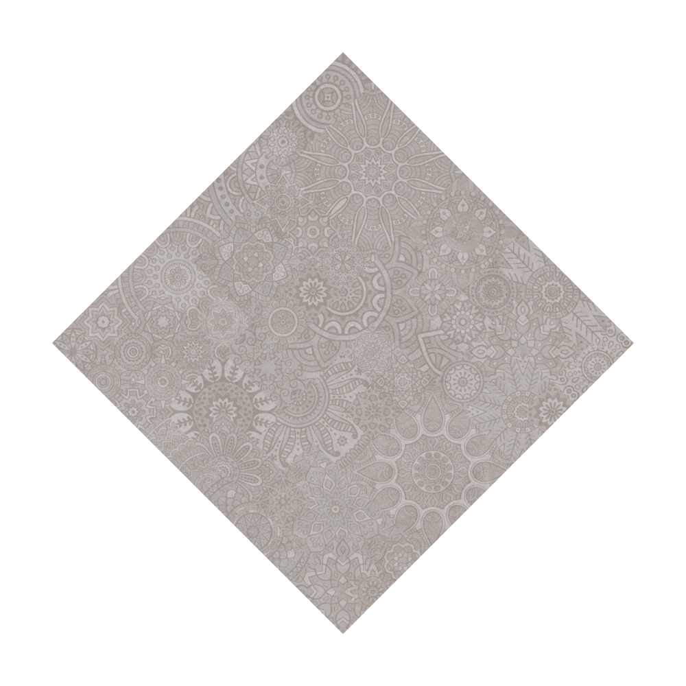 Mandala Silver Matt