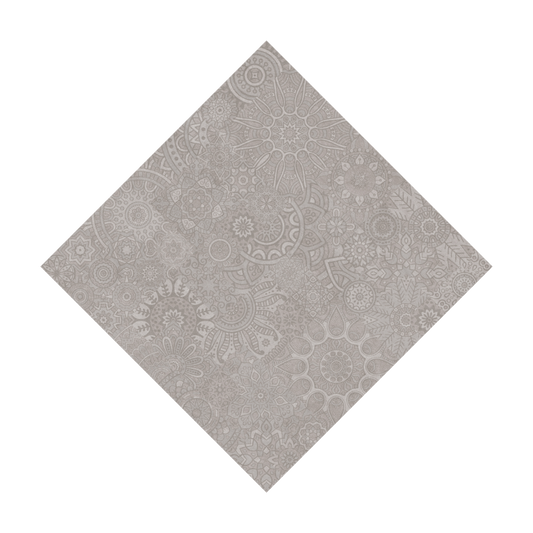Mandala Silver Matt