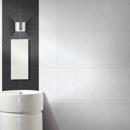 Checkers White Glossy