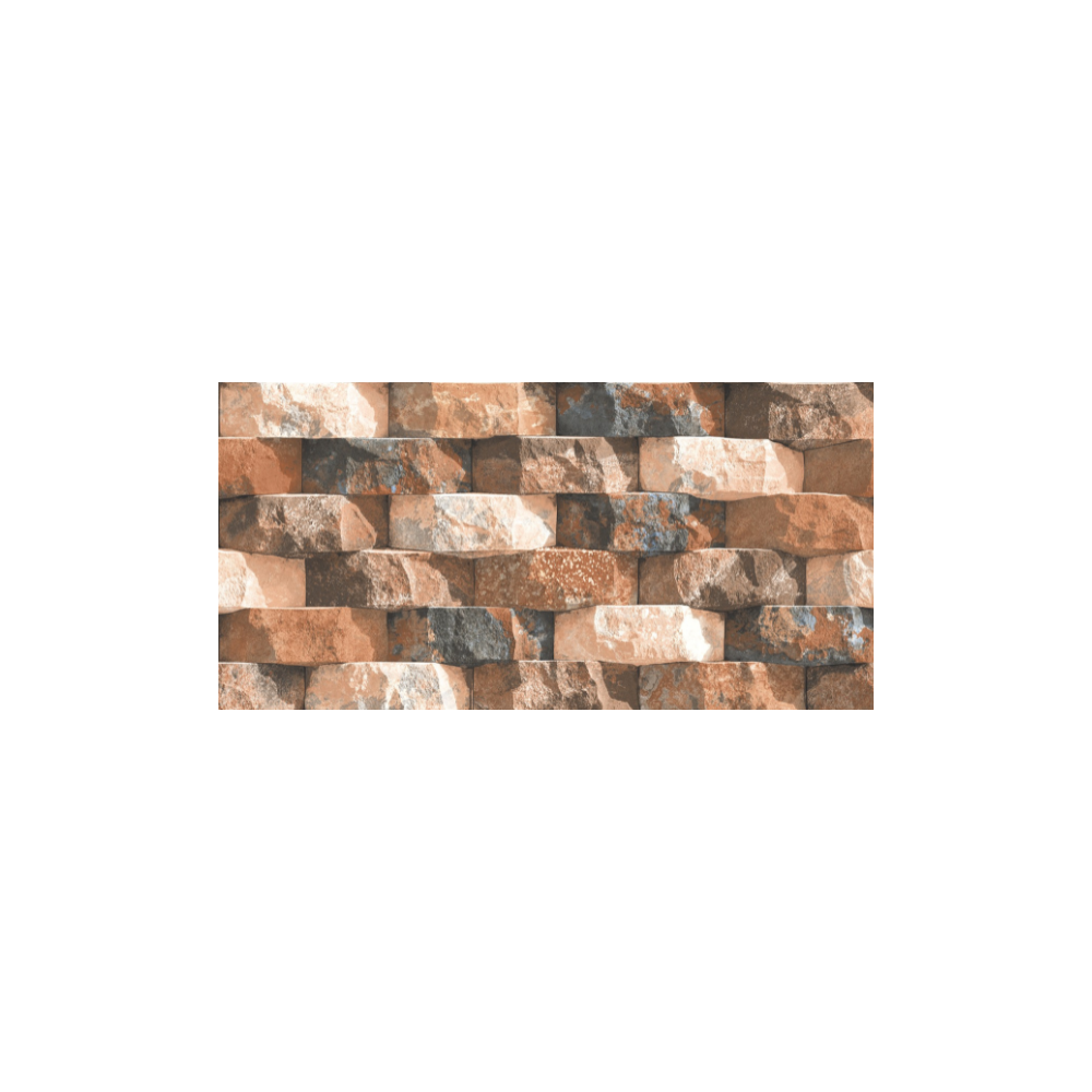 Rustik Stone Brick Bond Elevation Tile (1625) 3D Matt