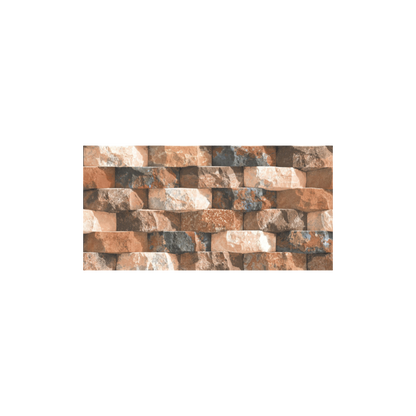 Rustik Stone Brick Bond Elevation Tile (1625) 3D Matt