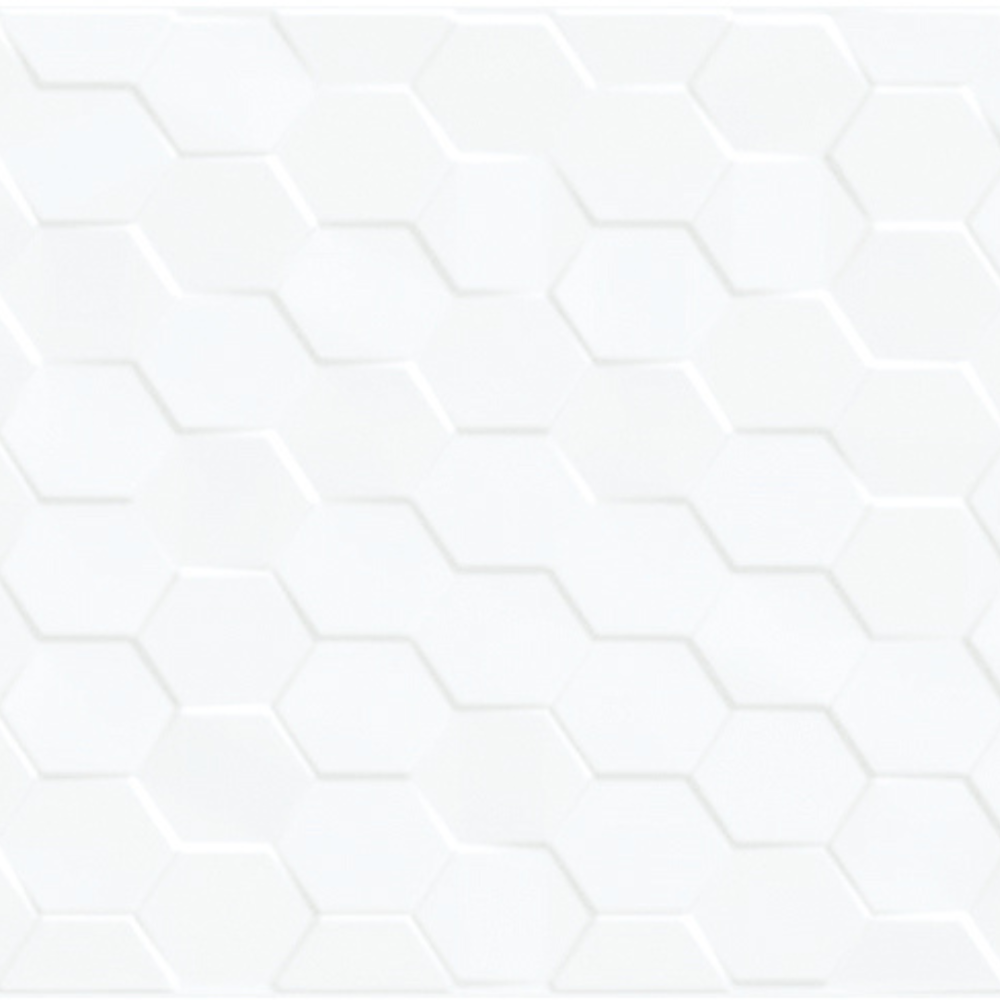 Honeycomb White Glossy