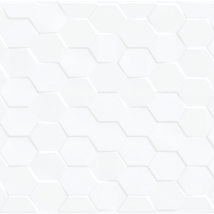 Honeycomb White Glossy