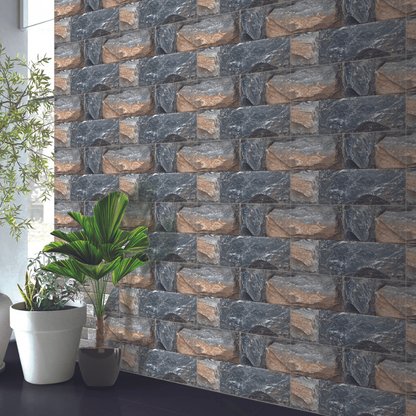 Stone Stack Elevation Tile (1051) 3D Matt