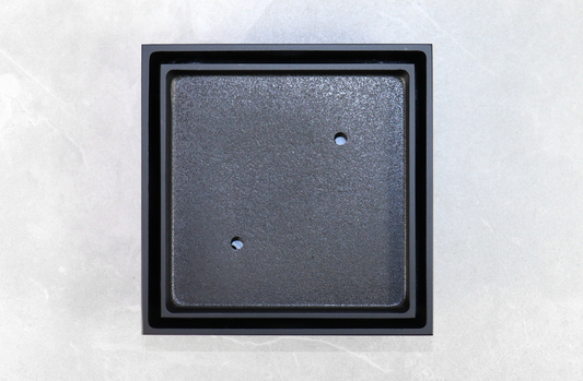 Matt Black Chrome Plated Tile Insert