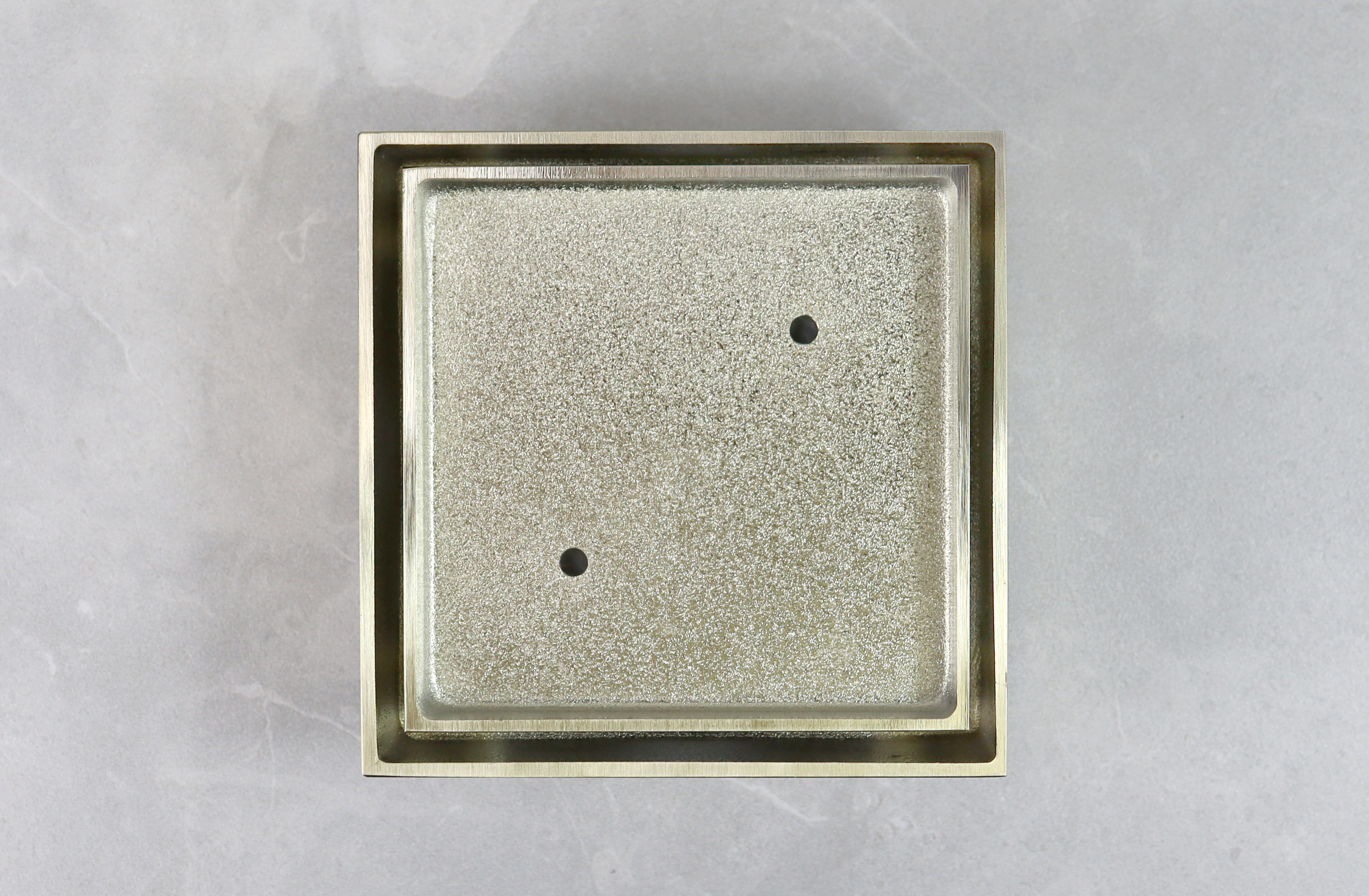 Matt Gold Chrome Plated Tile Insert – Malaga Tile Centre