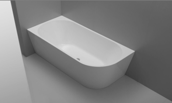 DORIO CORNER BACK TO WALL BATH (1500mm)