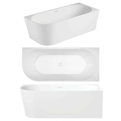 DORIO CORNER BACK TO WALL BATH (1500mm)